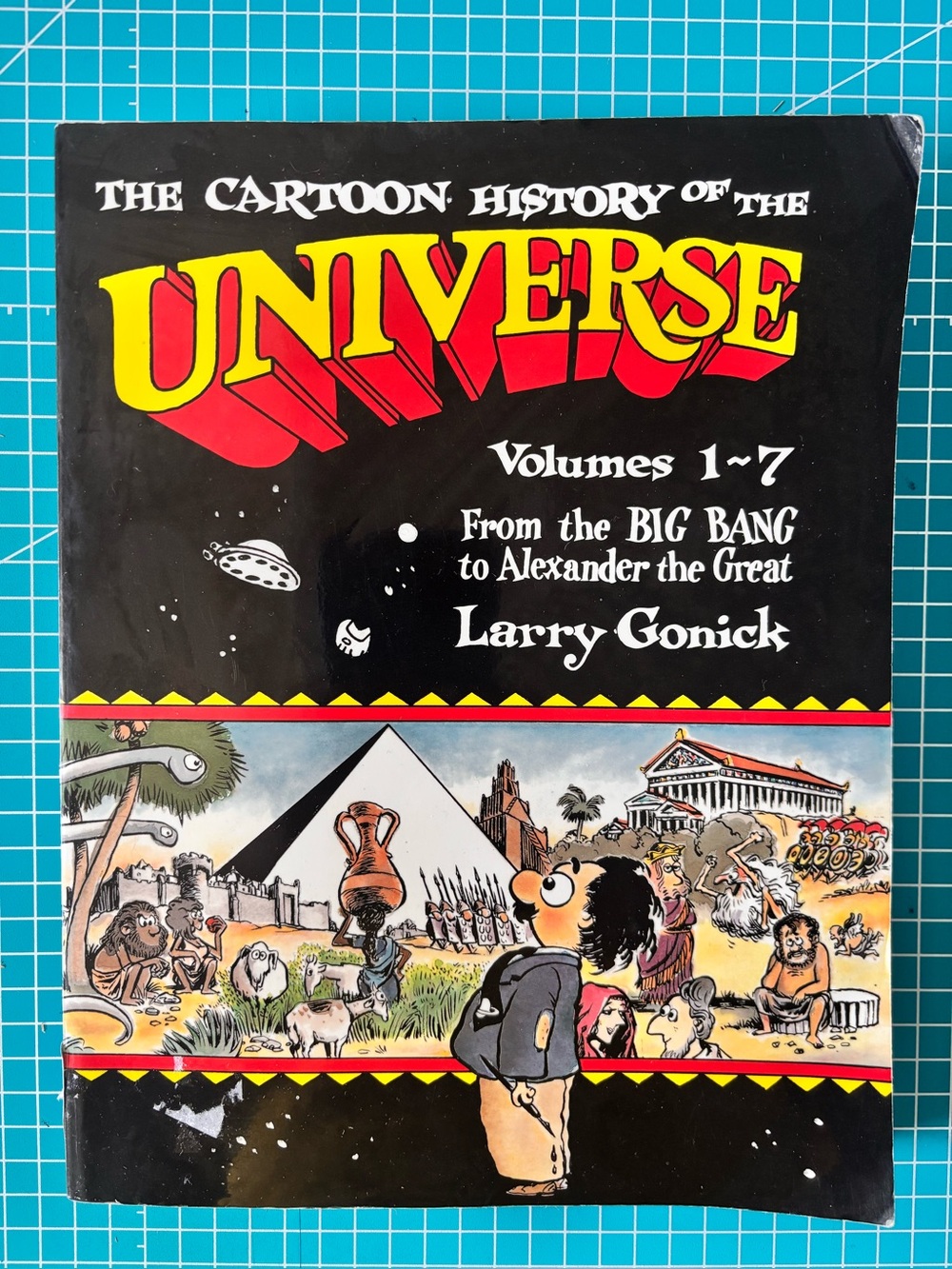 Cartoon History of the Universe Volumes 1-7 Larry Gonick Paperback Graphic Histo